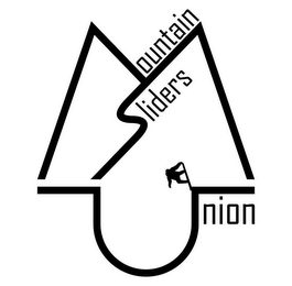 MSU MOUNTAIN SLIDERS UNION logo