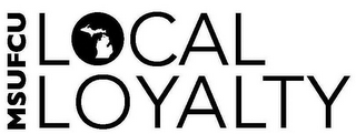 MSUFCU LOCAL LOYALTY logo
