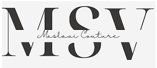 MSV MASLAVI COUTURE logo