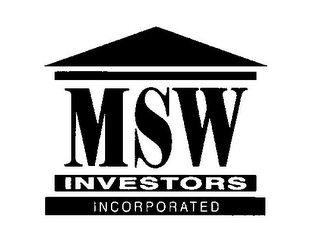 MSW INVESTORS INCORPORATED logo