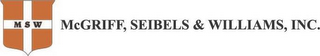 MSW MCGRIFF, SEIBELS & WILLIAMS, INC. logo