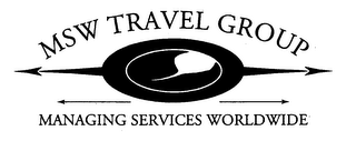 MSW TRAVEL GROUP MANAGING SERVICES WORLDWIDE logo