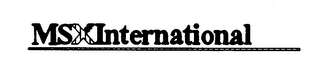 MSX INTERNATIONAL logo