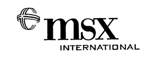 MSX INTERNATIONAL logo