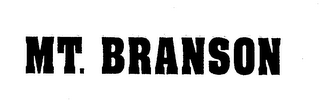 MT. BRANSON logo