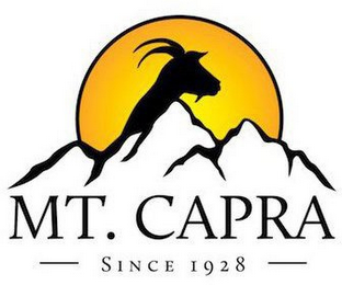 MT. CAPRA SINCE 1928 logo