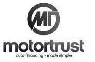 MT MOTORTRUST AUTO FINANCING · MADE SIMPLE logo