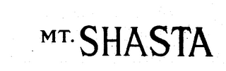 MT. SHASTA logo