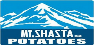 MT. SHASTA BRAND POTATOES logo