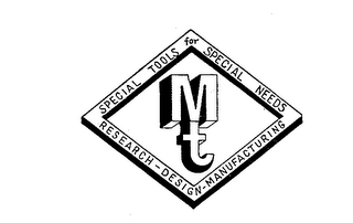MT SPECIAL TOOLS FOR SPECIAL NEEDS RESEARCH-DESIGN-MANUFACTURING logo