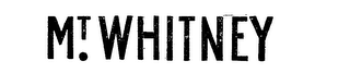 MT. WHITNEY logo