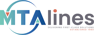 MTA LINES DELIVERING FIRST-CLASS SOLUTIONS ESTABLISHED 1980 logo
