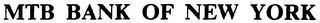 MTB BANK OF NEW YORK logo