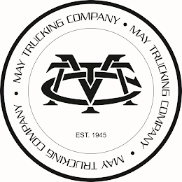 MTC EST 1945 MAY TRUCKING COMPANY MAY TRUCKING COMPANY MAY TRUCKING COMPANY logo