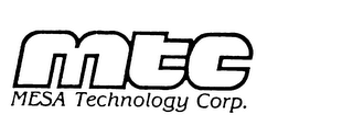 MTC MESA TECHNOLOGY CORP. logo