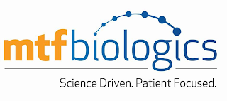 MTF BIOLOGICS SCIENCE DRIVEN. PATIENT FOCUSED. logo