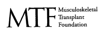 MTF MUSCULOSKELETAL TRANSPLANT FOUNDATION logo