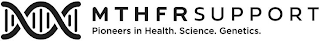 MTHFR SUPPORT PIONEERS IN HEALTH. SCIENCE. GENETICS. logo