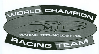 MTI MARINE TECHNOLOGY INC. WORLD CHAMPION RACING TEAM logo