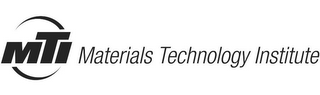 MTI MATERIALS TECHNOLOGY INSTITUTE logo