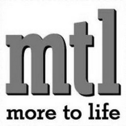 MTL MORE TO LIFE logo