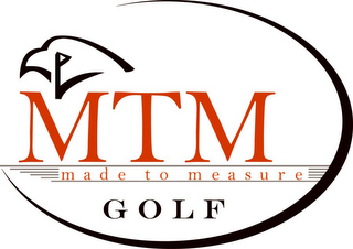 MTM MADE TO MEASURE GOLF logo