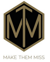 MTM MAKE THEM MISS logo