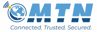 MTN CONNECTED. TRUSTED. SECURED. logo