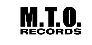 M.T.O. RECORDS logo