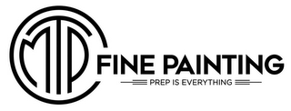 MTP FINE PAINTING PREP IS EVERYTHING logo