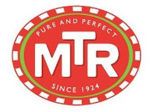 MTR PURE AND PERFECT SINCE 1924 logo