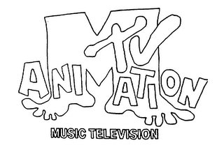 MTV ANIMATION MUSIC TELEVISION logo