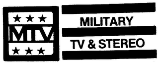 MTV MILITARY TV & STEREO logo