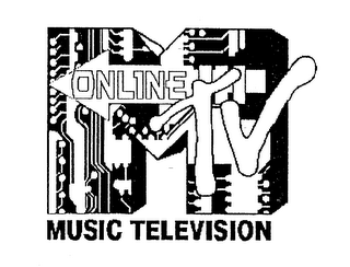 MTV MUSIC TELEVISION ONLINE logo