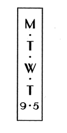 M.T.W.T. 9.5 logo
