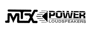 MTX POWER LOUDSPEAKERS logo