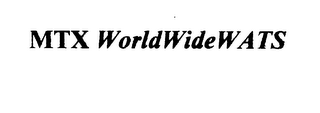 MTX WORLDWIDEWATS logo