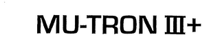 MU-TRON III+ logo