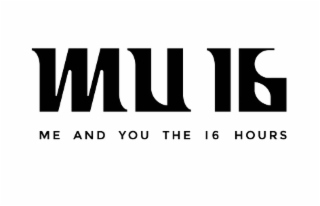 MU16 ME AND YOU THE 16 HOURS logo