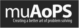 MUAOPS CREATING A BETTER ART OF PROBLEMSOLVING logo