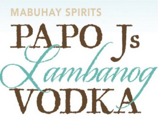 MUBUHAY SPIRITS PAPO J'S LAMBANOG VODKA logo