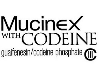 MUCINEX WITH CODEINE GUAIFENESIN/CODEINE PHOSPHATE logo