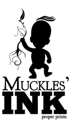 MUCKLES' INK PROPER PRINTS logo