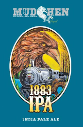 MUD HEN WILDWOOD NEW JERSEY ORIGINAL 1883 IPA INDIA PALE ALE logo