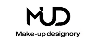MUD MAKE-UP DESIGNORY logo