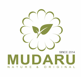 MUDARU NATURE & ORIGINAL SINCE 2014 logo