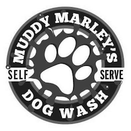 MUDDY MARLEY'S SELF SERVE DOG WASH logo