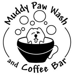 MUDDY PAW WASH AND COFFEE BAR logo