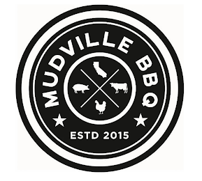 MUDVILLE BBQ ESTD 2015 logo