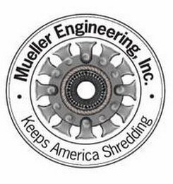 · MUELLER ENGINEERING, INC. · KEEPS AMERICA SHREDDING logo